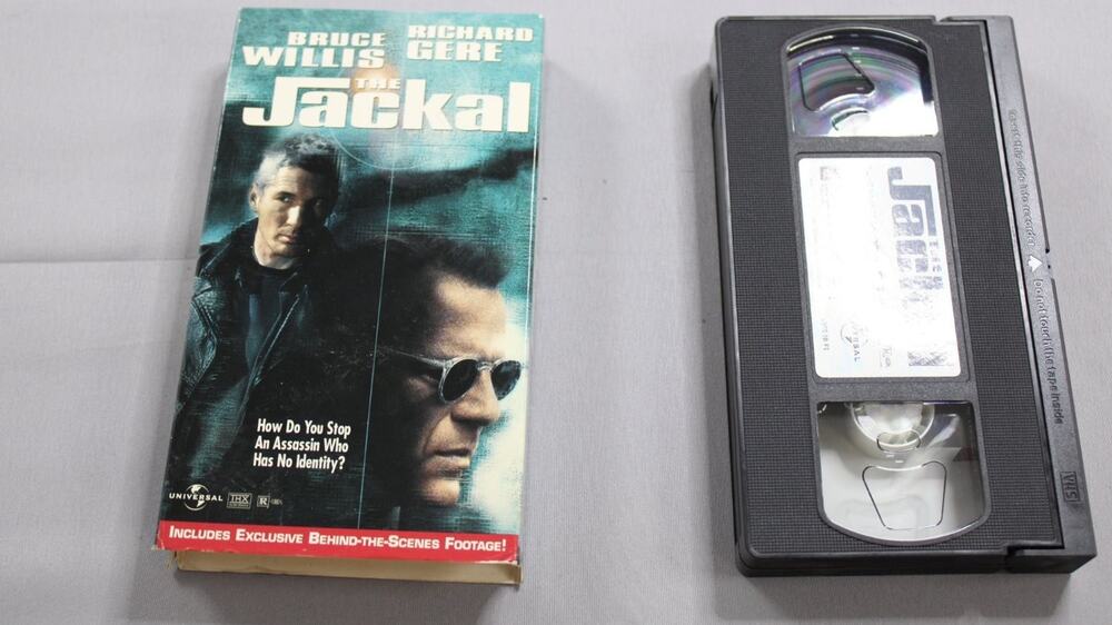 The Jackal VHS Bruce Willis 1998 Action & Michael Caton-Jones